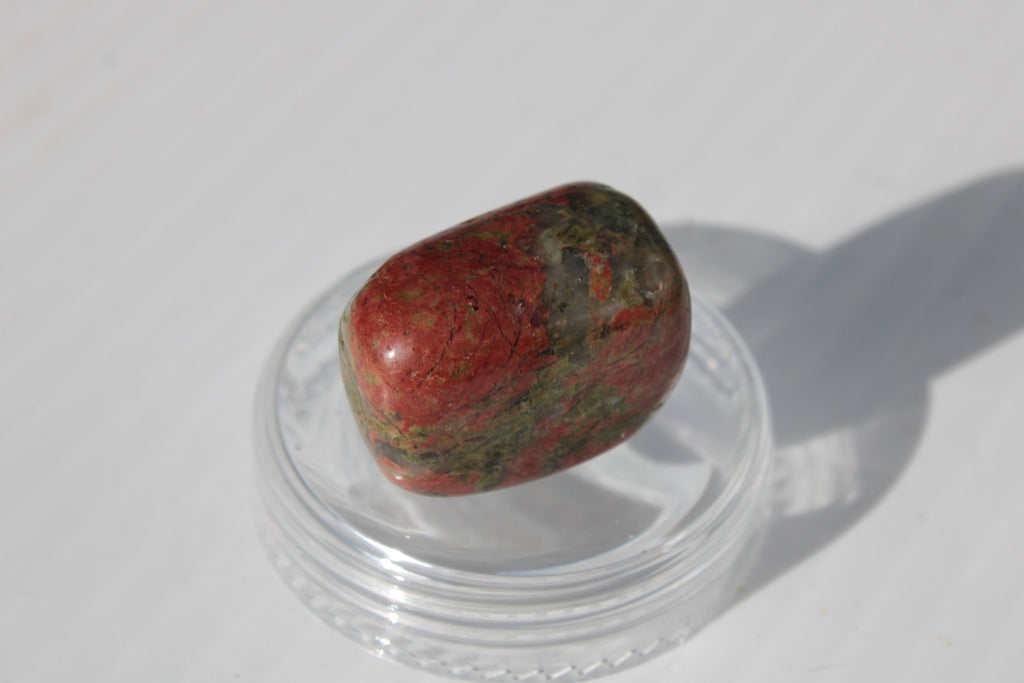 Unakite polished stone 12-15g Rocks and Things