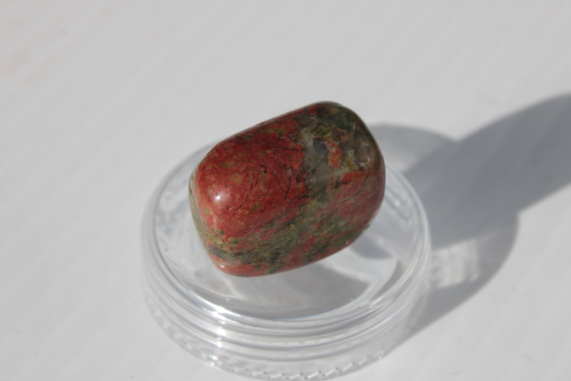 Unakite polished stone 12-15g Rocks and Things