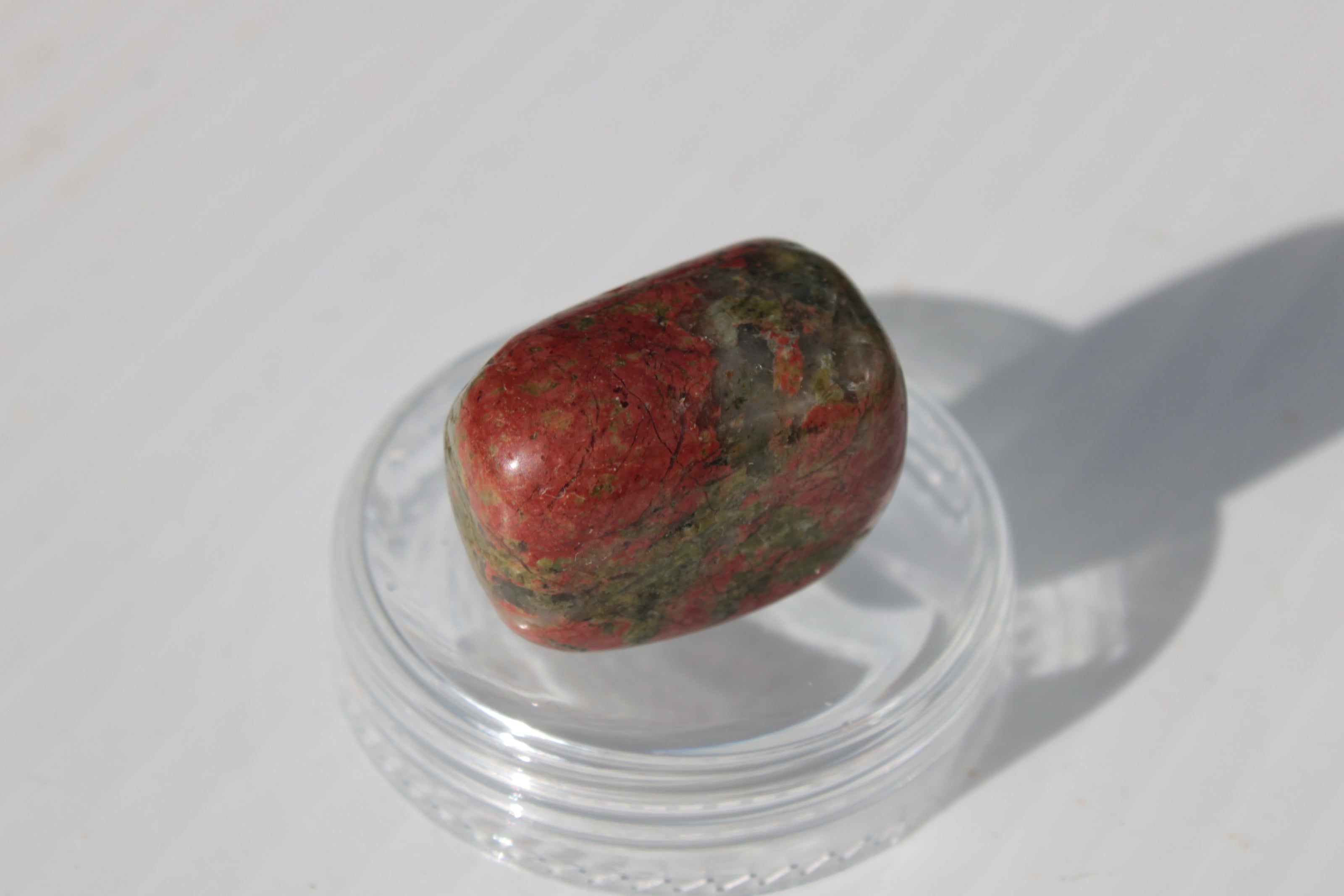 Unakite polished stone 12-15g Rocks and Things