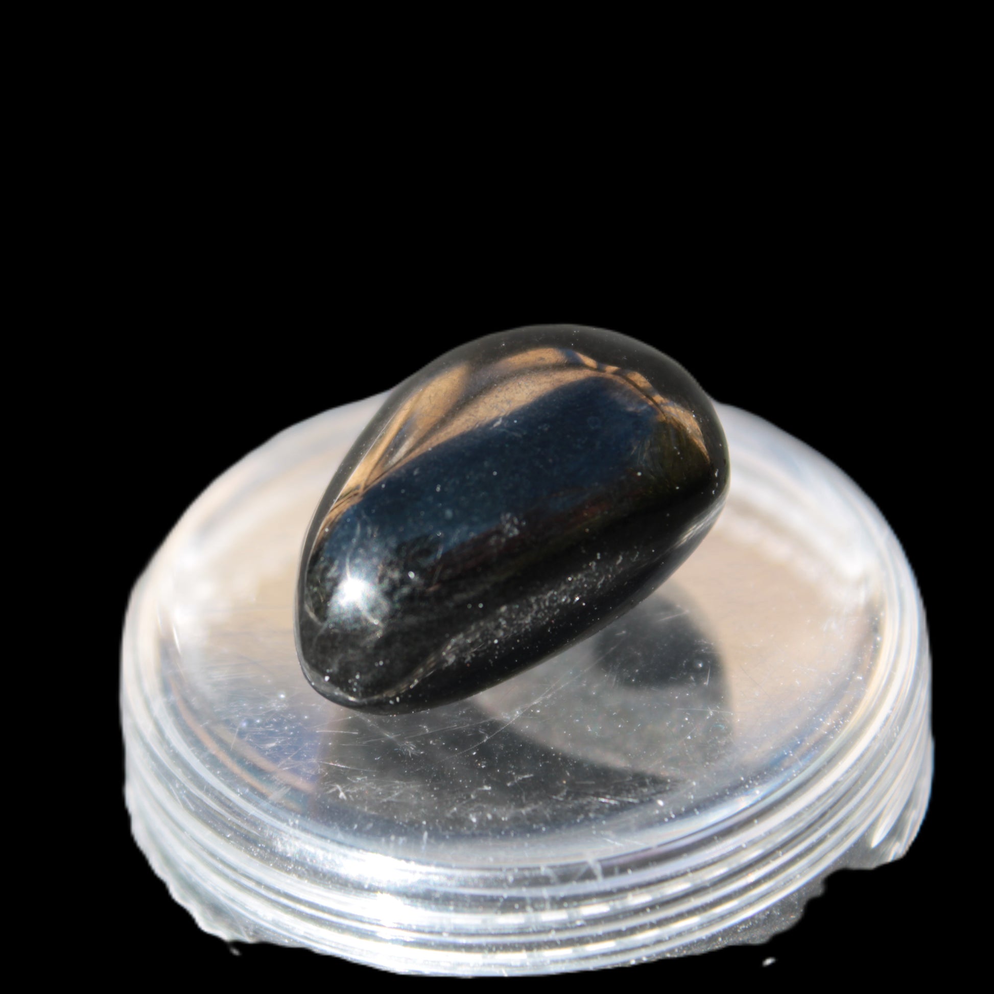 Jet polished stone 3-6g Rocks and Things