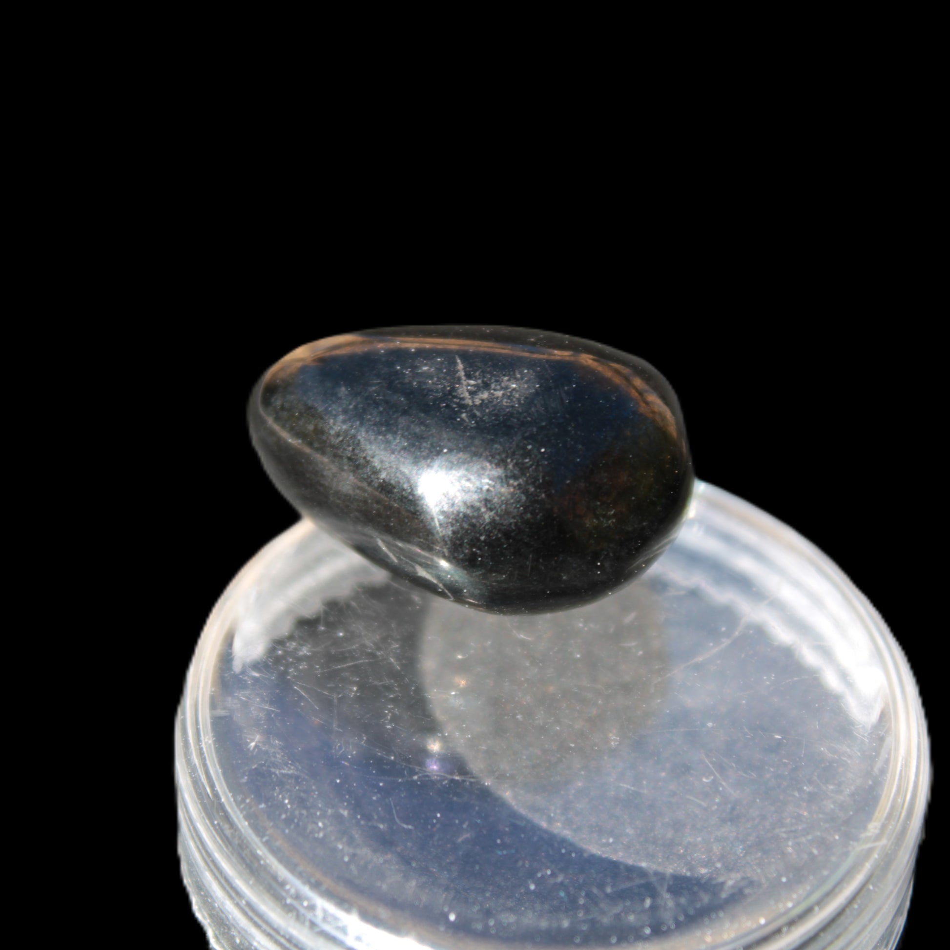 Jet polished stone 3-6g Rocks and Things