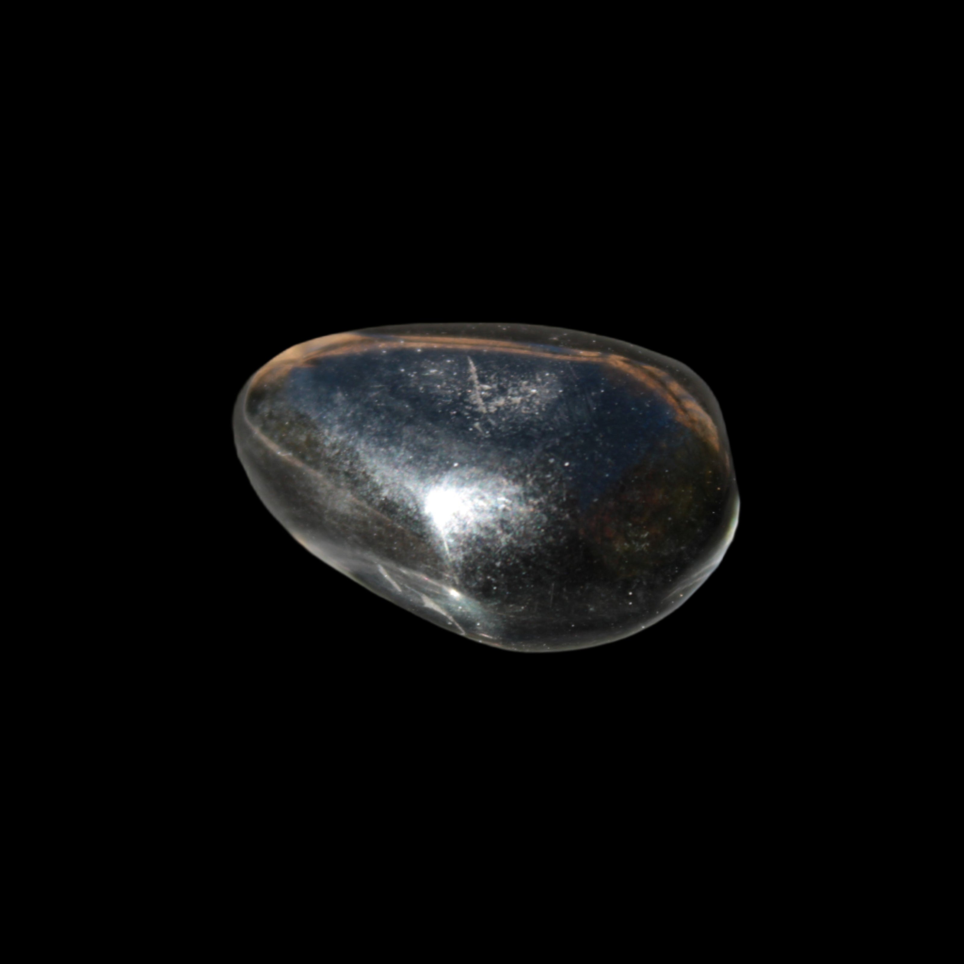 Jet polished stone 3-6g in sunlight - Rocks and Things Store