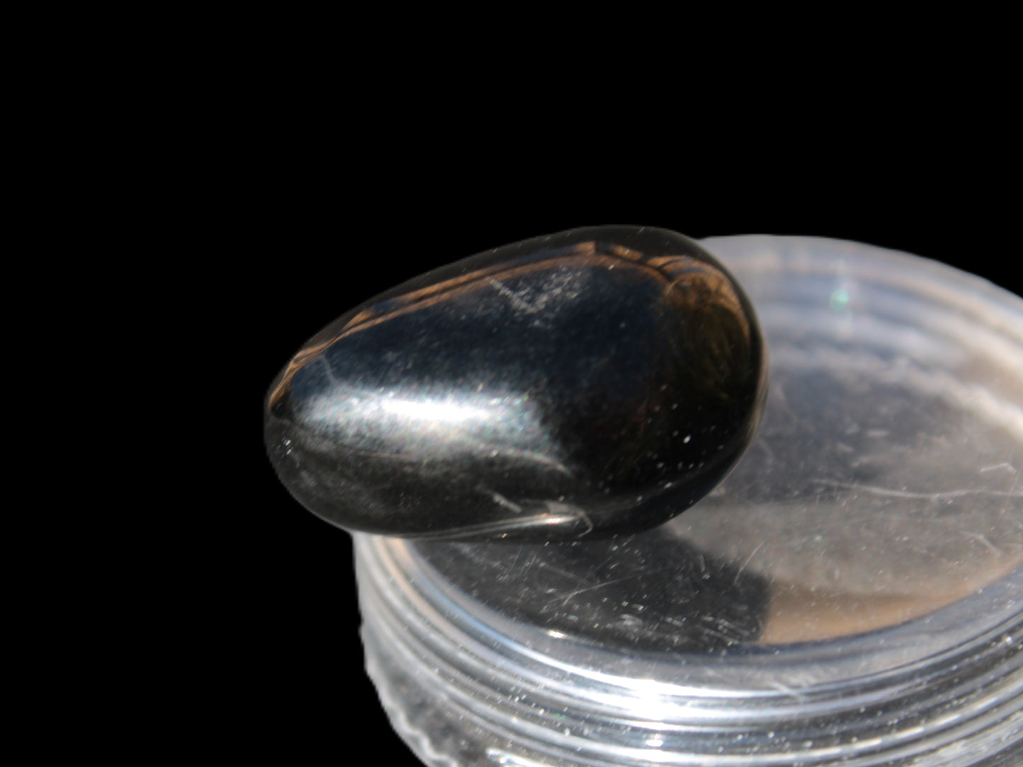 Jet polished stone 3-6g Rocks and Things