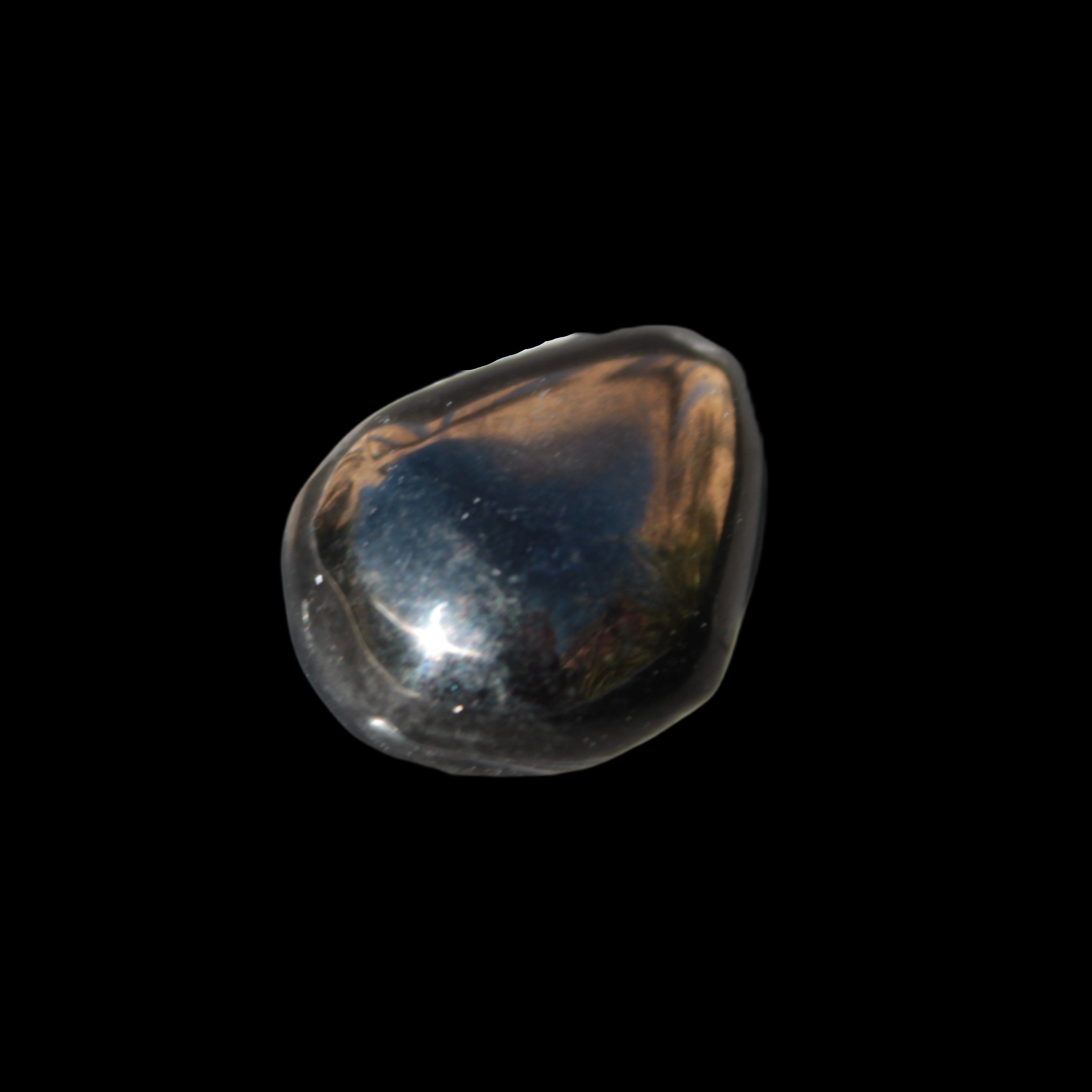 Jet polished stone 3-6g in sunlight - Rocks and Things Store