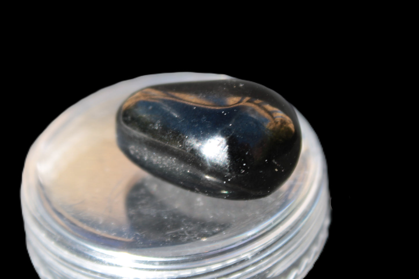 Jet polished stone 3-6g Rocks and Things