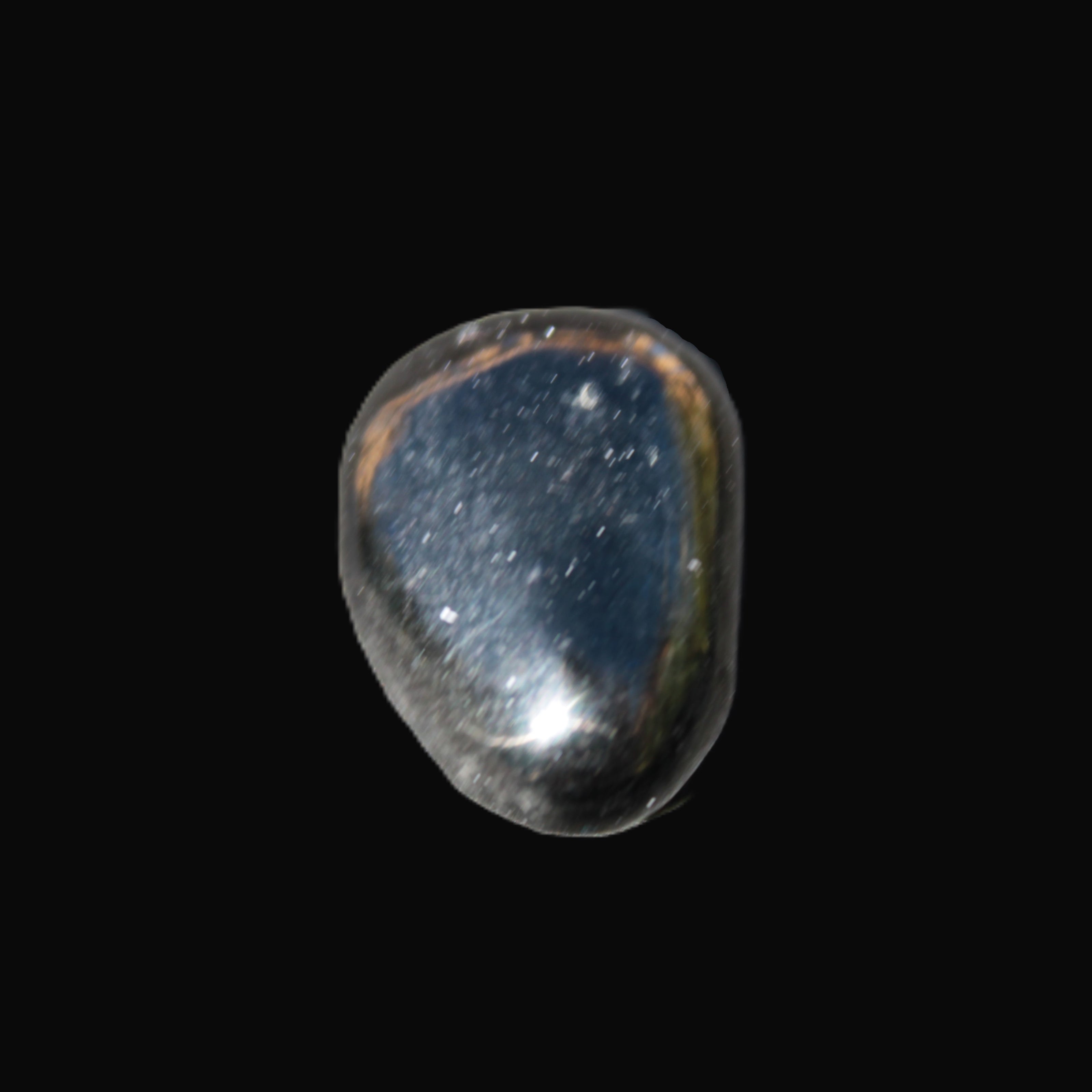 Jet polished stone 3-6g in sunlight - Rocks and Things Store