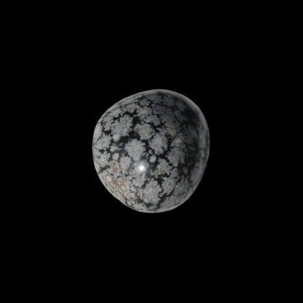 Snowflake Obsidian polished stone 5-7g  in sunlight -Rocks and Things Store