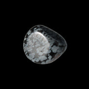 Snowflake Obsidian polished stone 5-7g  in sunlight -Rocks and Things Store