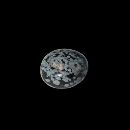 Snowflake Obsidian polished stone 5-7g  in sunlight - Rocks and Things Store