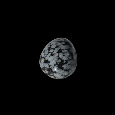 Snowflake Obsidian polished stone 5-7g  in sunlight - Rocks and Things Store