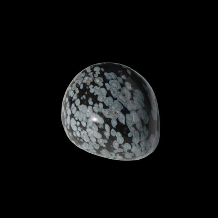 Snowflake Obsidian polished stone 5-7g  in sunlight - Rocks and Things Store