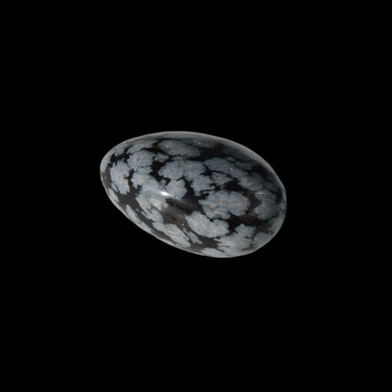 Snowflake Obsidian polished stone 5-7g  in sunlight - Rocks and Things Store