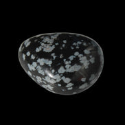 Snowflake Obsidian polished stone 5-7g  in sunlight - Rocks and Things Store