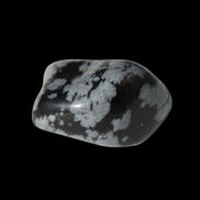 Snowflake Obsidian polished stone 5-7g  in sunlight - Rocks and Things Store