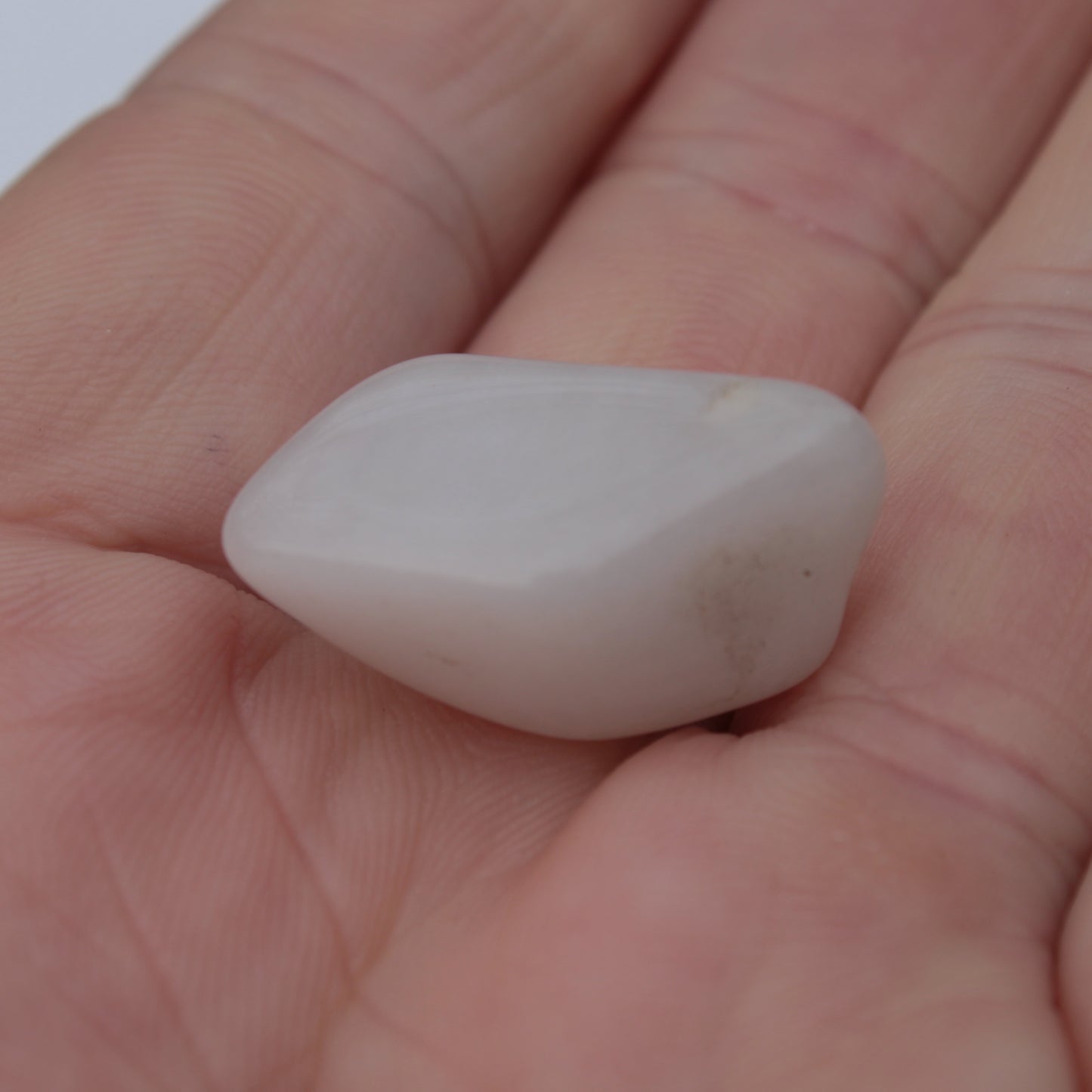 White Calcite tumbled stone 5-7g Rocks and Things