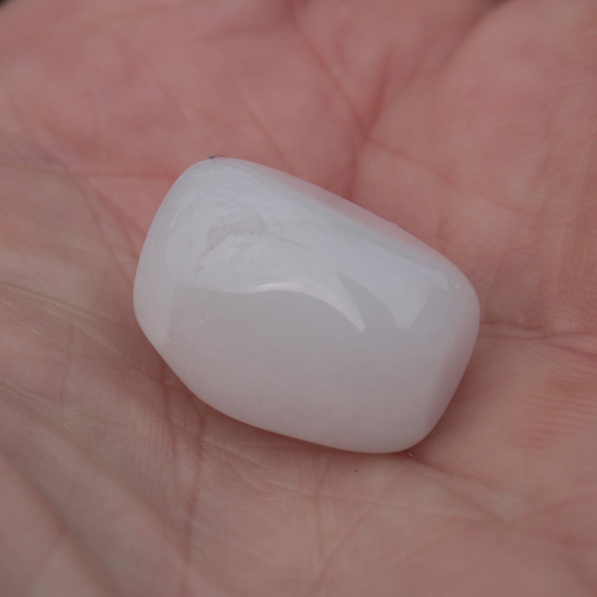 White Calcite tumbled stone 5-7g Rocks and Things