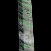 Ruby Zoisite obelisk 574g in sunlight - Rocks and Things Store