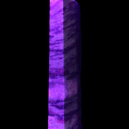 Ruby Zoisite obelisk 574g in UV light - Rocks and Things Store