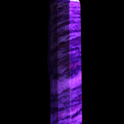 Ruby Zoisite obelisk 574g in UV light - Rocks and Things Store