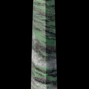 Ruby Zoisite obelisk 574g in sunlight - Rocks and Things Store