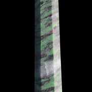 Ruby Zoisite obelisk 574g in sunlight - Rocks and Things Store