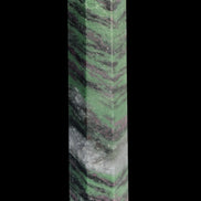 Ruby Zoisite obelisk 574g in sunlight - Rocks and Things Store