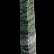 Ruby Zoisite obelisk 574g in sunlight - Rocks and Things Store