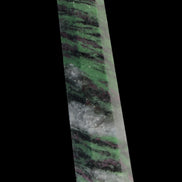 Ruby Zoisite obelisk 574g in sunlight - Rocks and Things Store
