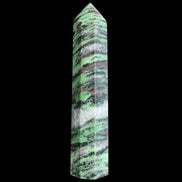 Ruby Zoisite obelisk 574g in sunlight - Rocks and Things Store