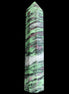 Ruby Zoisite obelisk 574g in sunlight - Rocks and Things Store