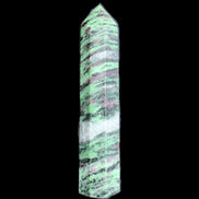 Ruby Zoisite obelisk 574g in sunlight - Rocks and Things Store
