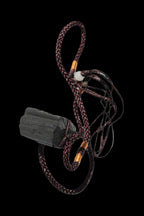 Black Tourmaline pendant necklace adjustable 15-20g - Rocks and Things Store