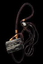 Black Tourmaline pendant necklace adjustable 15-20g - Rocks and Things Store