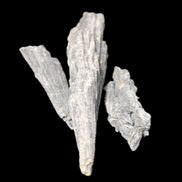 Three/four Black Tourmaline feather crystals 35-70mm 18-19g in sunlight - Rocks and Things Store