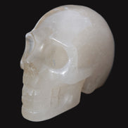 Topaz Quartz hand-carved skull 165g Rocks and Things