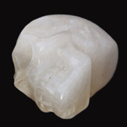 Topaz Quartz hand-carved skull 165g Rocks and Things