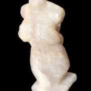 Moonstone hand-carved goddess 70mm 69g in sunshine - Rocks and Things Store