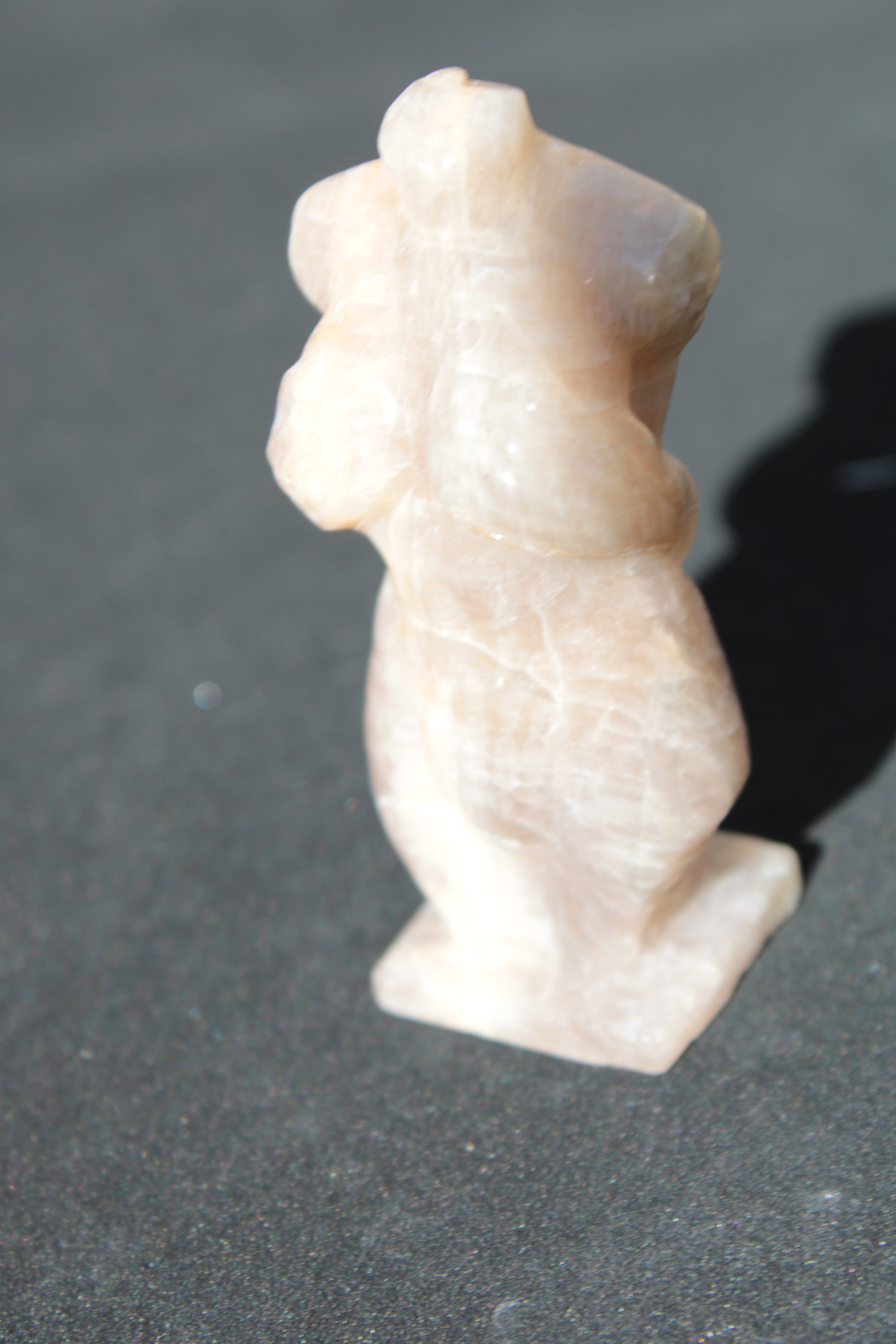 Moonstone hand-carved goddess 70mm 69g Rocks and Things