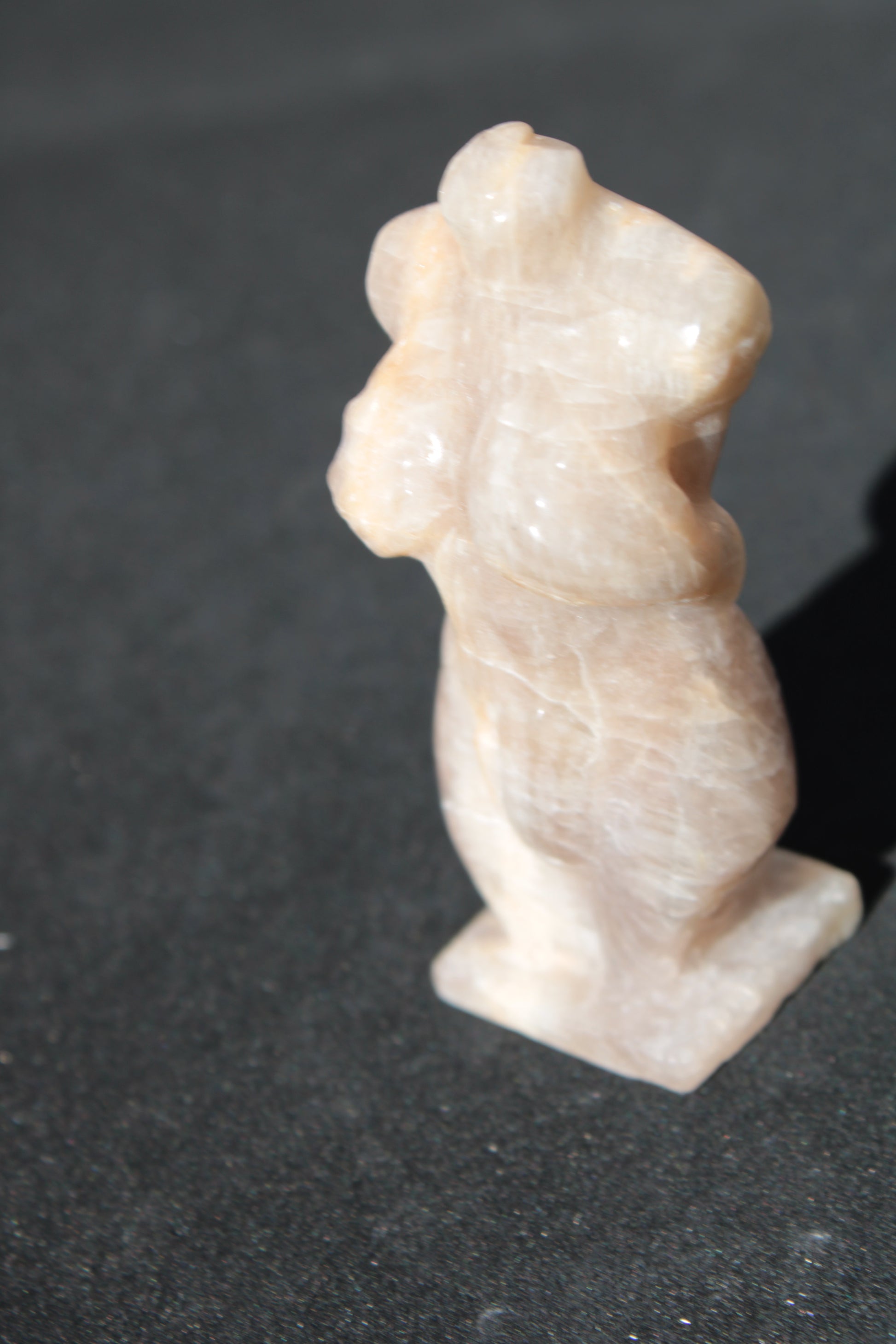 Moonstone hand-carved goddess 70mm 69g Rocks and Things