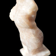 Moonstone hand-carved goddess 70mm 69g in sunshine - Rocks and Things Store