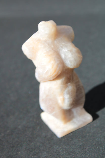 Moonstone hand-carved goddess 70mm 69g Rocks and Things