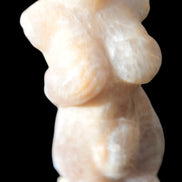 Moonstone hand-carved goddess 70mm 69g in sunshine - Rocks and Things Store