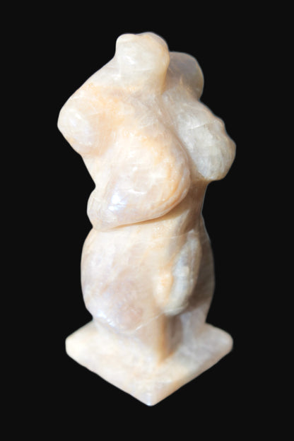 Moonstone hand-carved goddess 70mm 69g Rocks and Things