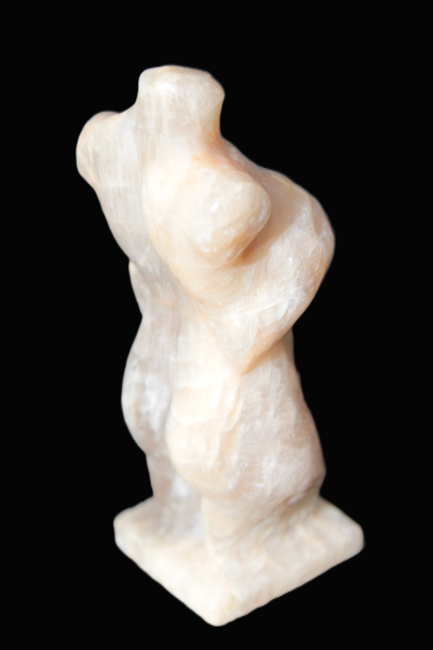 Moonstone hand-carved goddess 70mm 69g Rocks and Things