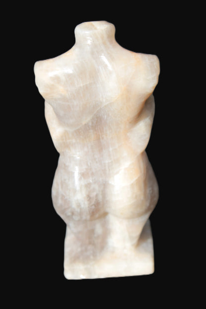 Moonstone hand-carved goddess 70mm 69g Rocks and Things