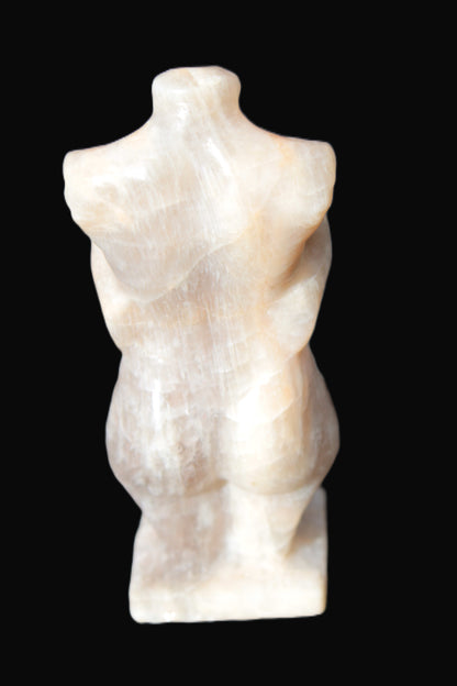 Moonstone hand-carved goddess 70mm 69g Rocks and Things