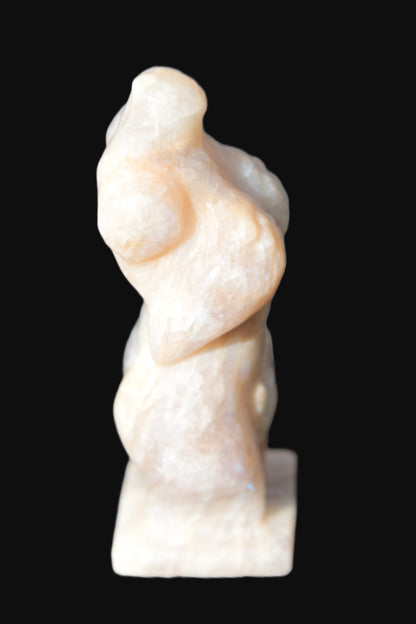 Moonstone hand-carved goddess 70mm 69g Rocks and Things