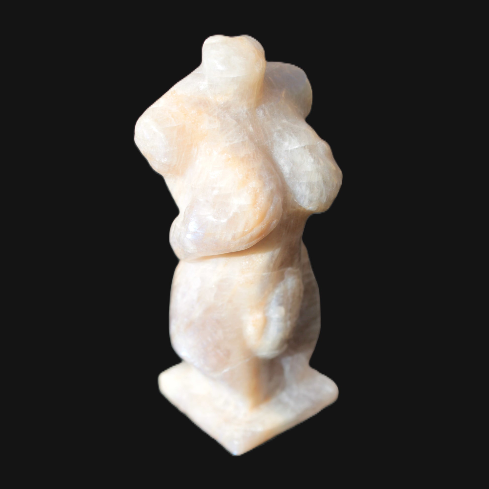 Moonstone hand-carved goddess 70mm 69g Rocks and Things