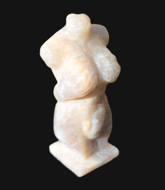 Moonstone hand-carved goddess 70mm 69g Rocks and Things