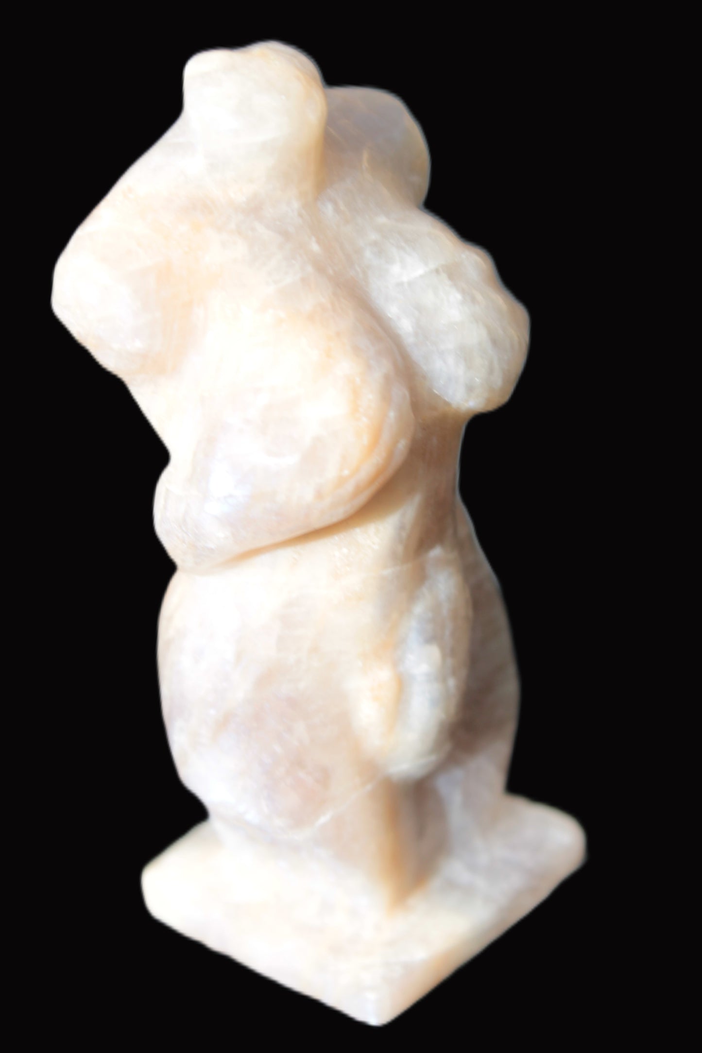 Moonstone hand-carved goddess 70mm 69g Rocks and Things